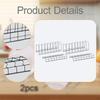 2 Bowl Rack Dish Holder Utensils Multifunction Stable Plate Stand Drain Basket for Counter