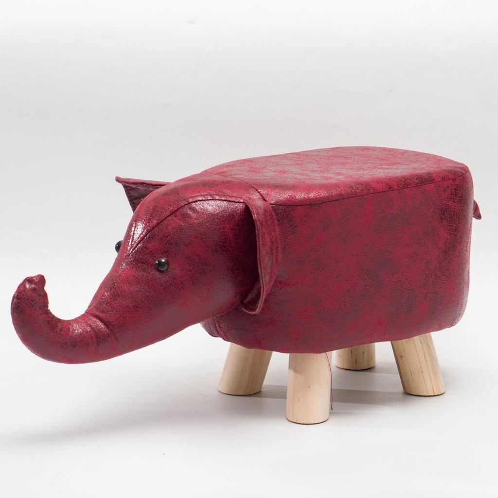 Creative Stool Children Nordic Style Porch Cartoon Shoe Changing Small Stool Living Room Wooden Animal Low Stool