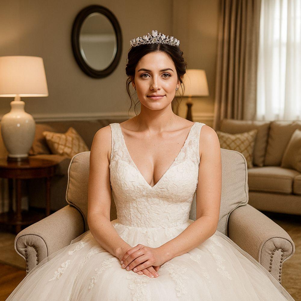 Shining Bridal Tiara Luxury Girls Princess Crown Dress Up Wedding Hair Crown  Celebration