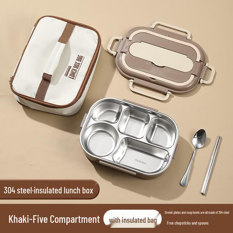 ZISIZ 304 Stainless Steel Insulated Lunch Box