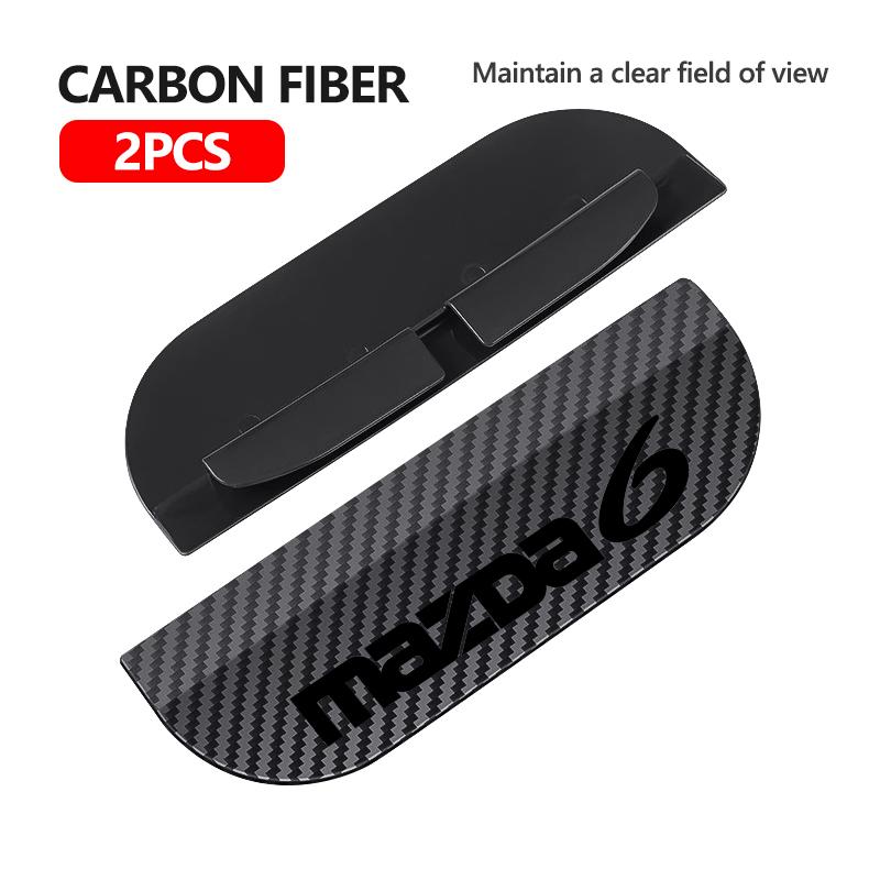 

Carbon Fiber Snap-On Car Rearview Mirror Rain Eyebrow For Mazda CX-3 CX-4 CX 5 CX-7 CX-8 CX-9 Demio Axela Atenza