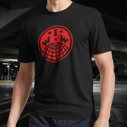 IWW RED LOGO Active T-Shirt Funny Size Mode American T-shirt M