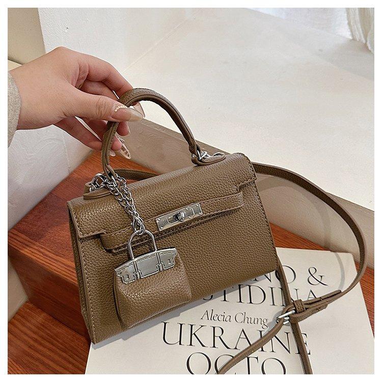 Popular Solid Color Women's Bags Hundred Crossbody Bags Premium Sense Handbags Female