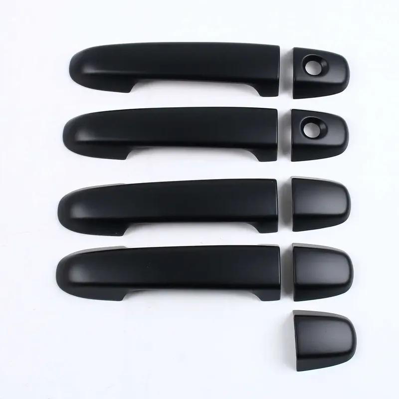 For Toyota Aqua Prius C 2011 2012 2013 2014 2015 2016 2017 ABS Chrome Carbon Door Handle Cover Trims Car Styling Accessories
