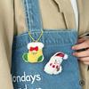 5 Pcs Christmas Surprise Blind Bag Doll Pendant Brooch Decorative Pin Pendant Children's Christmas Gift