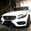 AR Style For Mercedes-Benz C Class W205 C160 C300 C350e 2015-2018 Front Bumper Lip Splitter Spoiler Diffuser Guard Trim TuningGood product