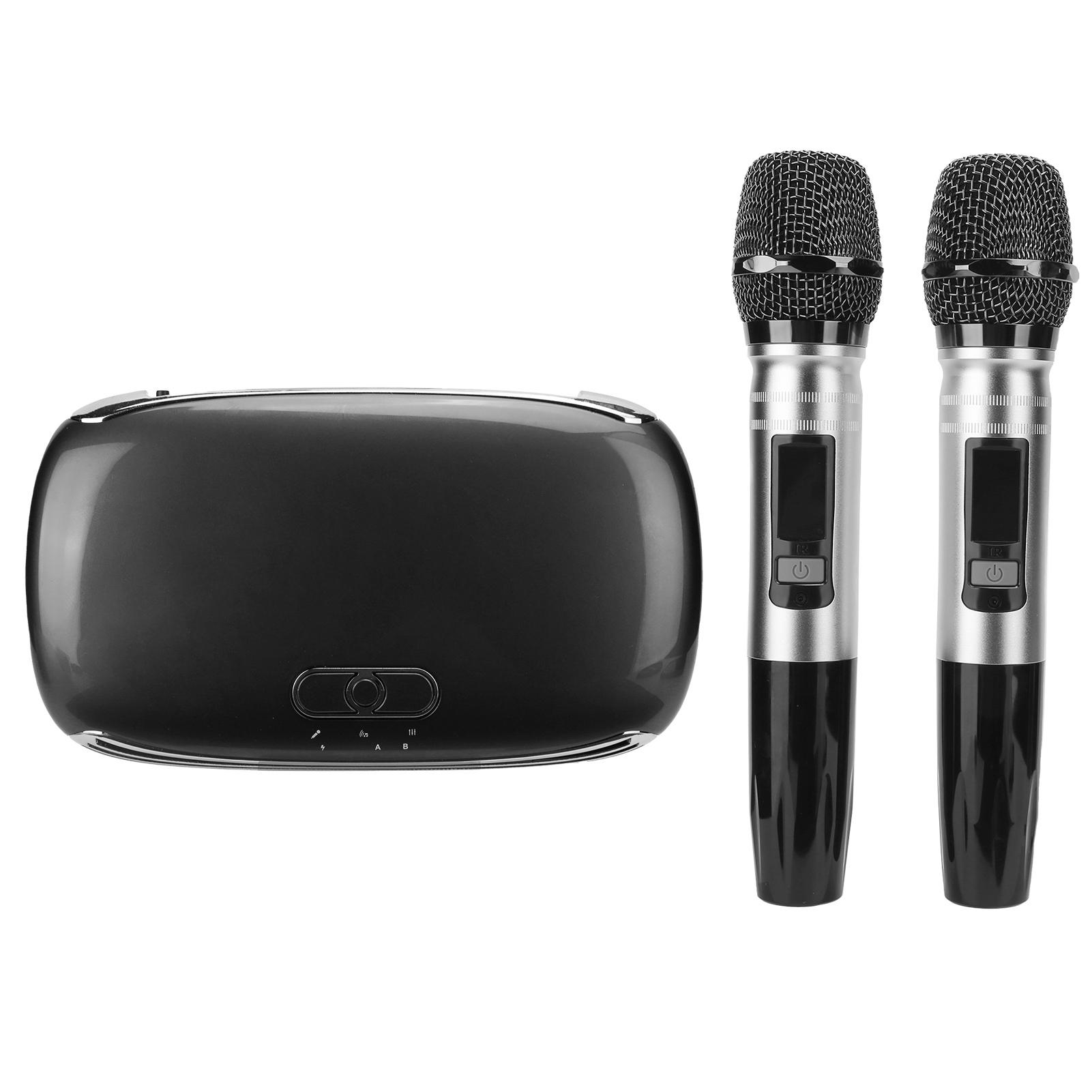 

100‑240 В K8 USB караоке машина беспроводной Bluetooth звуковая карта микрофон домашний телевизор мобильный телефон черный UK Plug чёрный