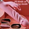 Vibrator with Tongue Licking 20+20 Speed Vaginal Massager Clitoral Licking Stimulation Dildo Sex Toy Female