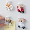 Set of 4pcs Chef Figurine Statue Decorations Stickers for Kitchen Restaurant