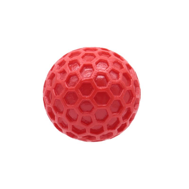 

Dog Toys for Self-entertainment and Boredom, Honeycomb Sound Toy Balls, Durable Teething Pet Toys, Dog Ball Supplies Small червоний