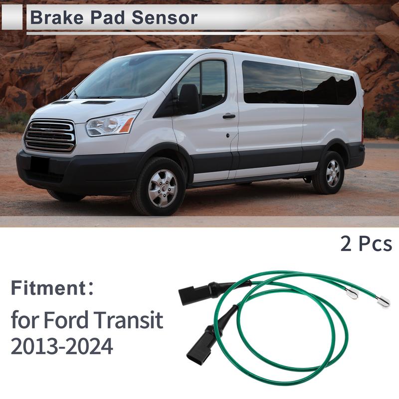 UXCELL 2Pcs Rear Wheel Brake Pad Wear Sensor No.1843313 Disc Brake Pad Wear Indicator Sensor for Ford Transit 2013-2024