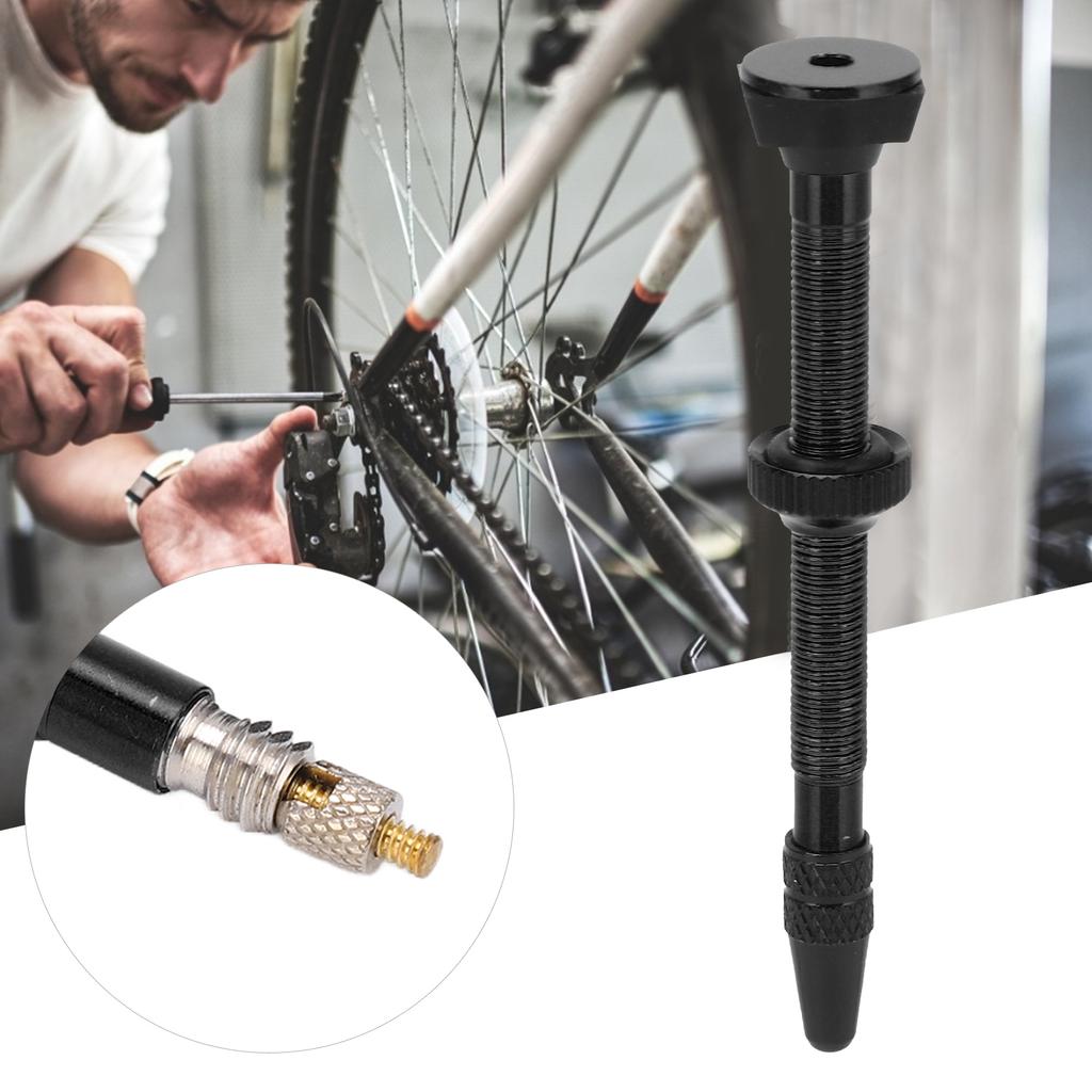 2pcs 60mm Tubeless   Valve Stem Lightweight Alloy Valve Stem for Mountain Road Bike