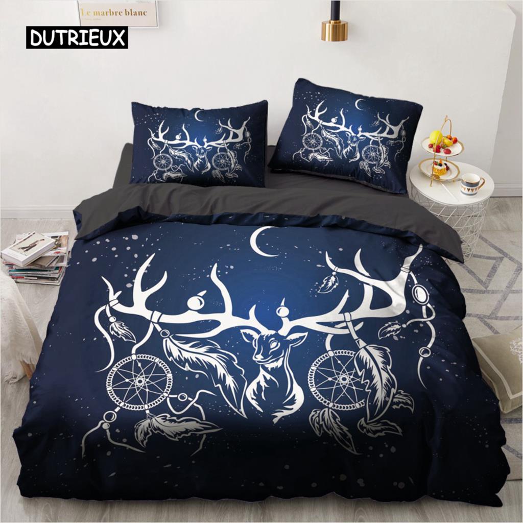 Klasický 3D design Vlastní ložní prádlo Přikrývka Povlak na přikrývku Ložní souprava Plná King Queen Double Single Size Bytový textil