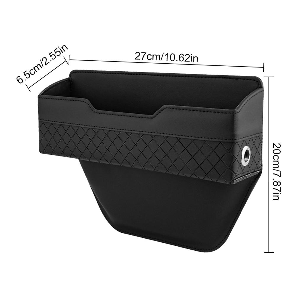 

Ящик для хранения автомобильного сиденья, органайзер для наполнителя на боковой стороне консоли, вместительное хранилище для автомобильных аксессуаров, удобная заглушка для швов чёрный