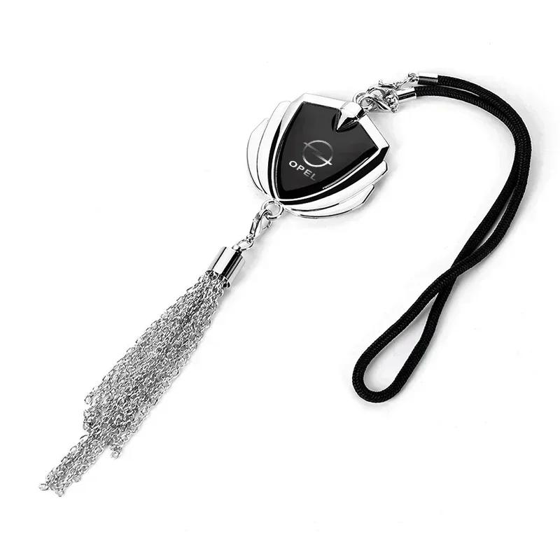 AAIZ1 Car Rearview Mirror Pendant Auto Emblem Accessories For Opel Meriva Corsa Astra Vivaro Signum Insignia Mokka Adam Combo Junior
