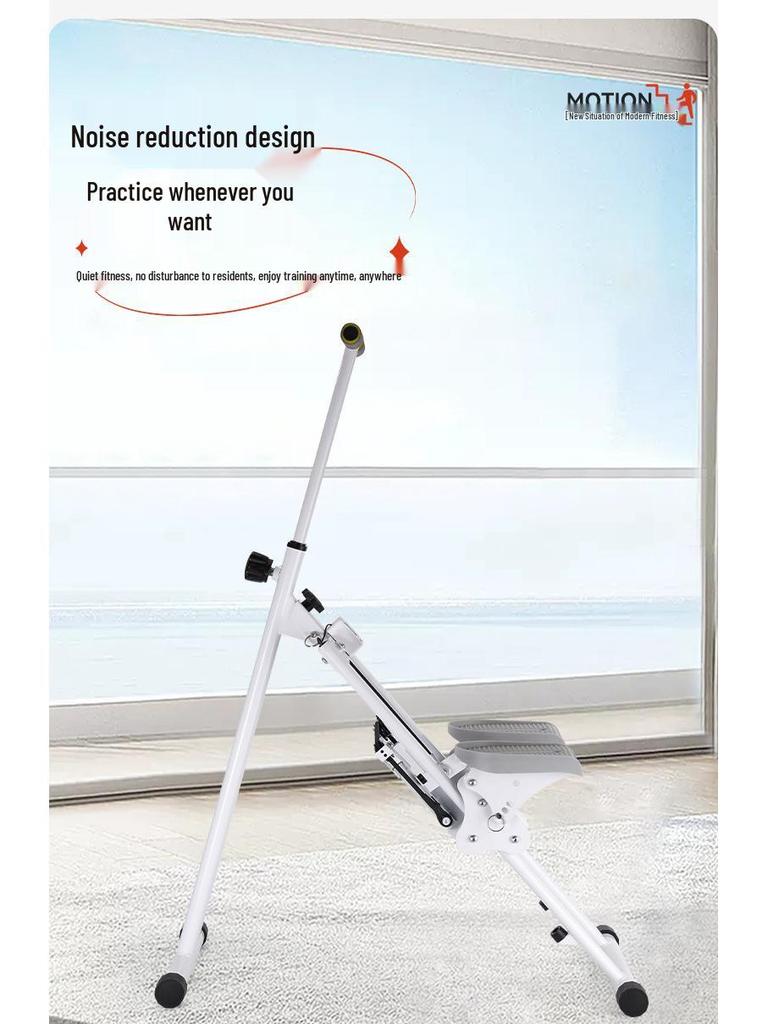 Foldable Indoor Stair Climber: Multi-Functional Minimalist Fitness Machine