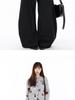 Unisex High-end Loose Straight-leg Scimitar Trousers - Spring Trendy, Floor-length Casual Pants