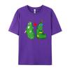 Cucumber Lover Funny Pickle Giftsvegetable Heart Cool Cucumber Lover Funny Sunglasses Pickle Green And White Graphic T Shirt