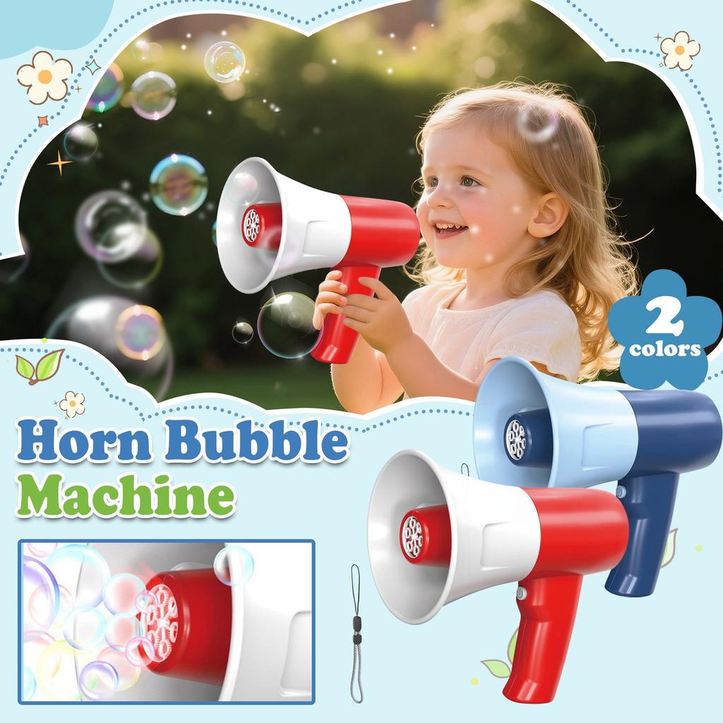 Recording Lights Handheld Bubble Machine Kids Toys Suitable For Kids Birthday Gifts Outdoor Toys(50ml)