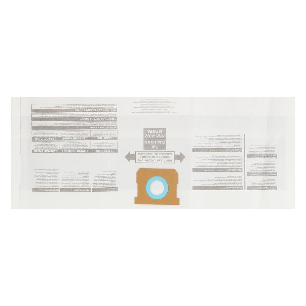 2Pcs Replacement Filter Bags Replacement Wet Dry Vacuum Bags for Shop Vac 9066100 5?8 Gallon Ridgid