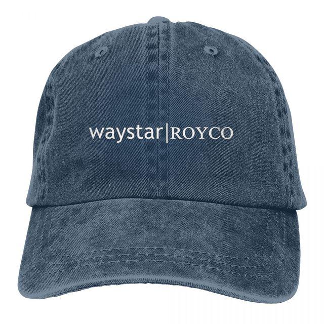 Waystar Royco Merch Boné de Beisebol Unissex para Mulheres Chapéus de Jeans Desgastados Boné Vintage Série de TV Succession Chapéu Snapback Casquette