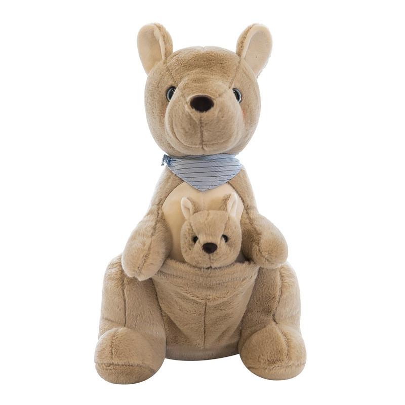 Kangaroo Plush Animal Toy Stuffed Doll Home Bedroom Decoration Gift Children