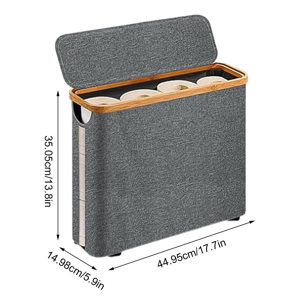 Bathroom Toilet Paper Storage Basket Cabinet Toilet Paper Holder Storage Organizer Waterproof Toilet Paper Storage Holder