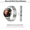 KALEBOL 22mm Watch Band For Samsung Galaxy Watch3 45mm/Huawei Watch GT 5 46mm Titanium Alloy Metal Strap