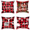 Popular Christmas Pillowcases for Holidays Santa Claus Linen Home Decoration Pillowcases
