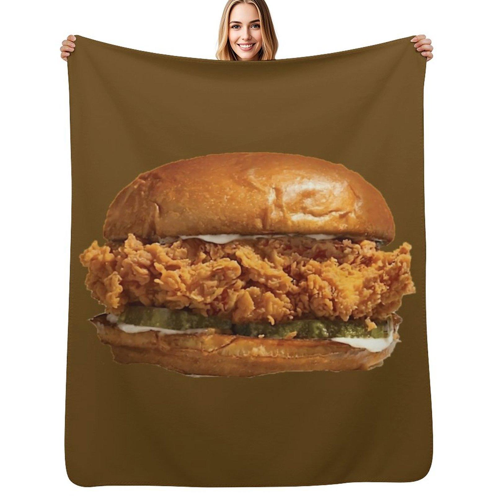 

The famous chicken sandwich t t Throw Blanket Air Conditioner Soft Blanket for Office Home 102x76cm(40x30in)