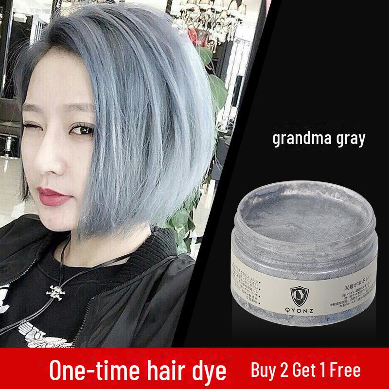 "Granny Grey Hair Wax.": Dočasné barevné stylingové bahno pro muže a ženy"