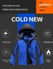 Men's Winter Windproof Fleece-Lined Cotton Jacket - Thickened Outerwear for Outdoor Cold-Weather Protection