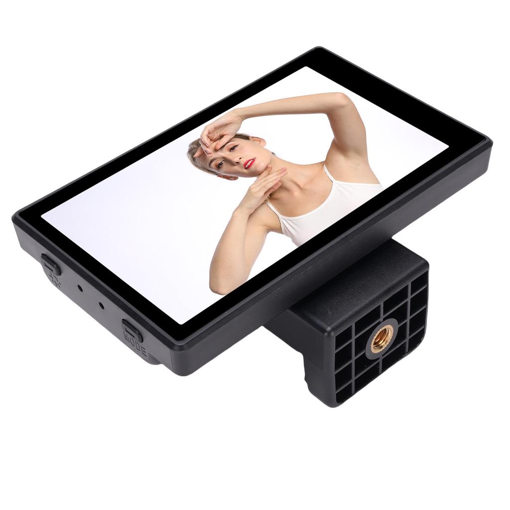 Phone Vlog Selfie Display Screen Magnetic Phone Clamp Rear Camera Selfie Screen for Live Streaming Video Recording