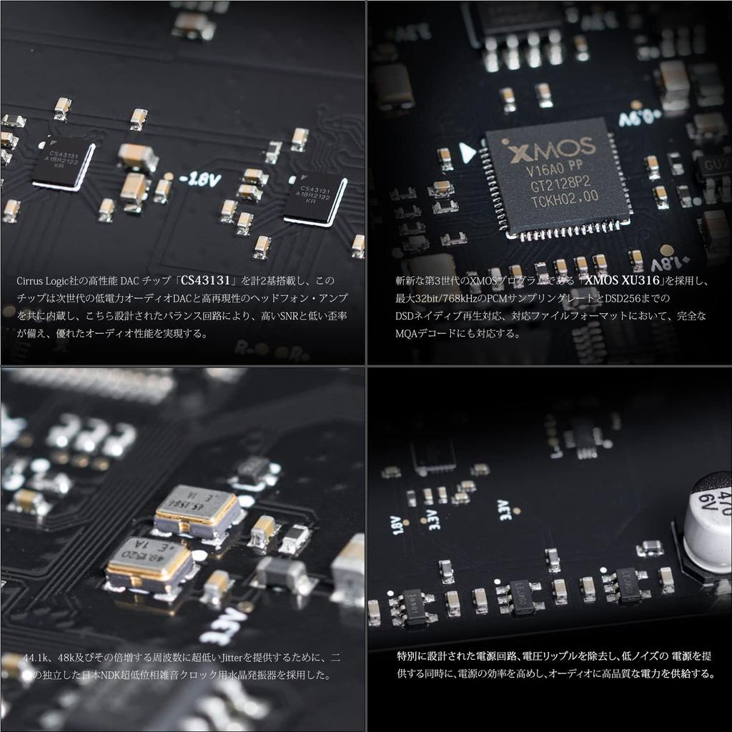 S.M.S.L M300SE D/A Converter with Bluetooth 5.0, Hi-Res Audio, Dual CS43131 DACs, and Balanced/Unbalanced Headphone Amplifiers