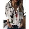 Digital bedrucktes Langarmshirt für Damen