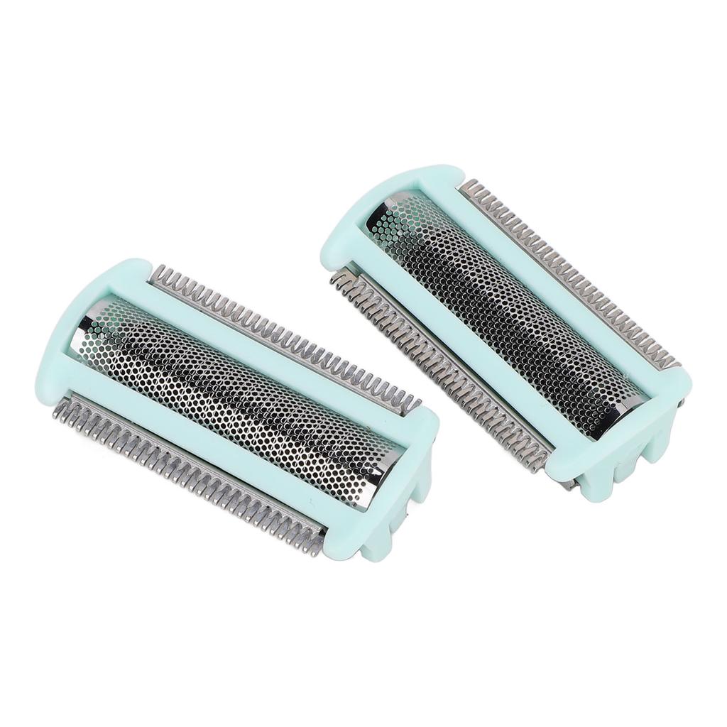 2pcs Foil Head Electric Trimmer Replacement Heads Wet and Dry Use Ladies Trimmer Head Replacement for BRL130 BRL140