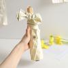 Simple Solid Wood Handle Vinyl Parasol Three Fold Sun Umbrella New Umbrella Umbrella