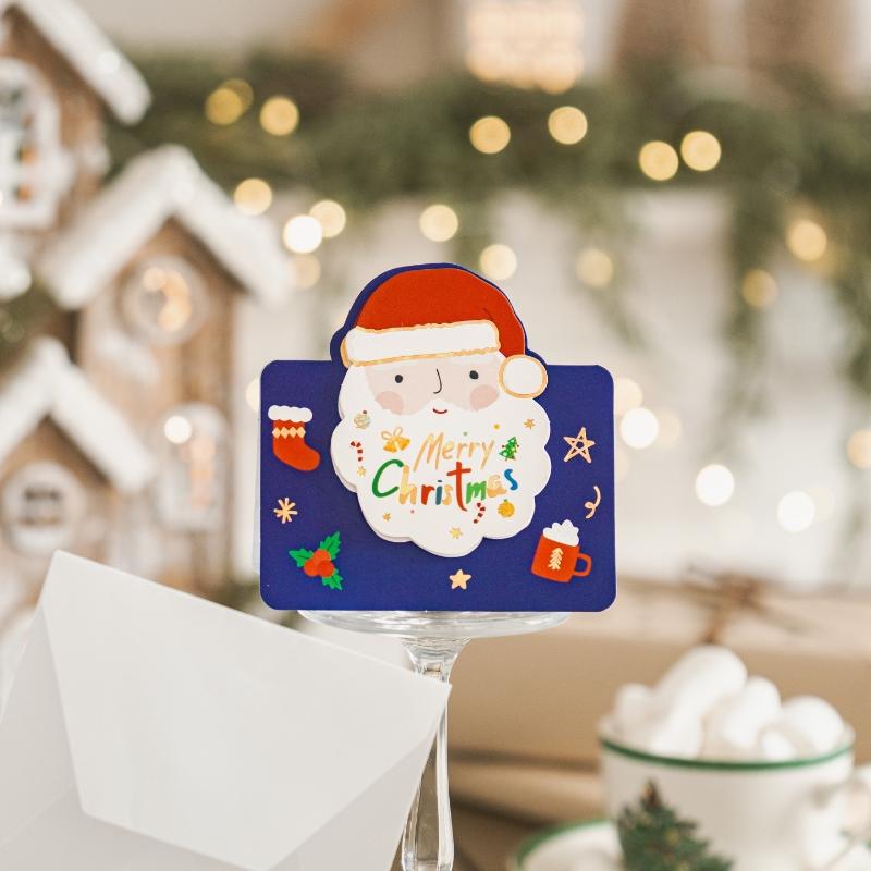 Merry Christmas Cards Set With Envelope New Year Wishes Christmas Gifts Decorative Greeting Xmas Postcards For Xmas 2026