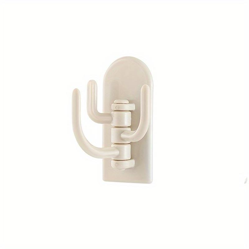 Versatile Rotating Hook for Bathroom, Kitchen & Bedroom - Easy Install Wall-Mounted Storage Solution