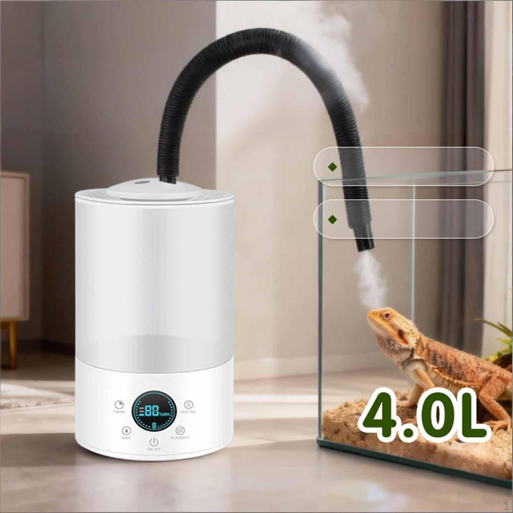 Reptielen Luchtbevochtiger Terrarium Mistmaker LED Vochtigheid Display voor Kikker Amfibieën Enkele Slang