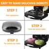 110V-220V Donut Machine 10cm Large Donut Maker Snack Snack Machine Kitchen Appliances Party Queuing Homemade Doughnut