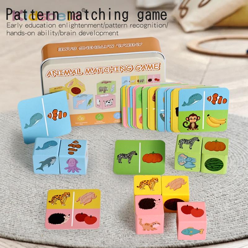 PatternShadow Matching Game Toddler Brain Training Puzzle Logic Block Gift Fine Motor Skills Montessori Cognitive Tabletop Game