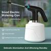 2L Electric Handheld Sprayer Rechargeable Sprinkler with Adjustable Spout Automatic Mist Spray Bottle for Flower Plant Gardening