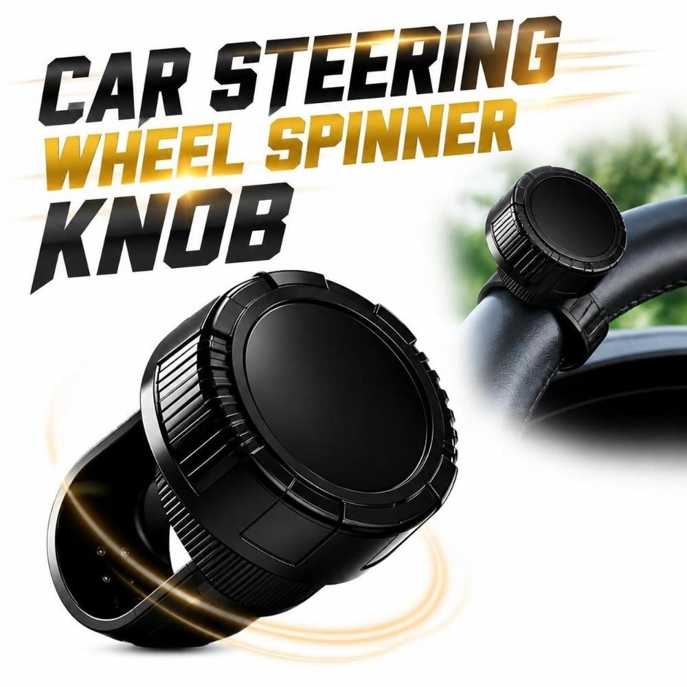 Wear-resistant Steering Wheel Spinner Knob Clip Type Mount One-handed Driving Aid Driving Assist