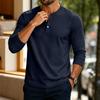 Camicia da Uomo a Maniche Lunghe Colore Top Casual