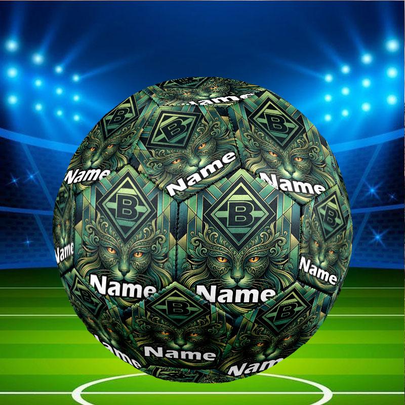 Custom Name Personalized Borussia Monchengladbach Print Size 5 Soccer Ball Training & Match Football, for Team, Kicking, Gift for Football Enthusiasts