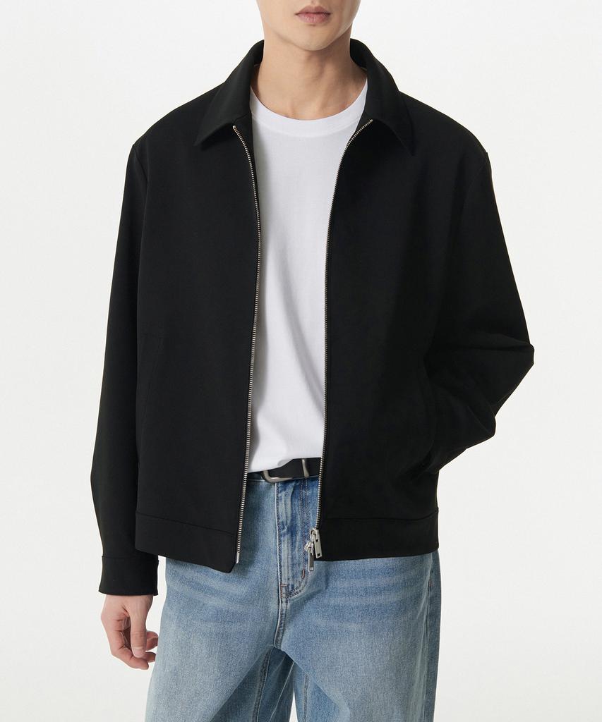 Musinsa Standard Relaxed Minimal Jacket [Black]