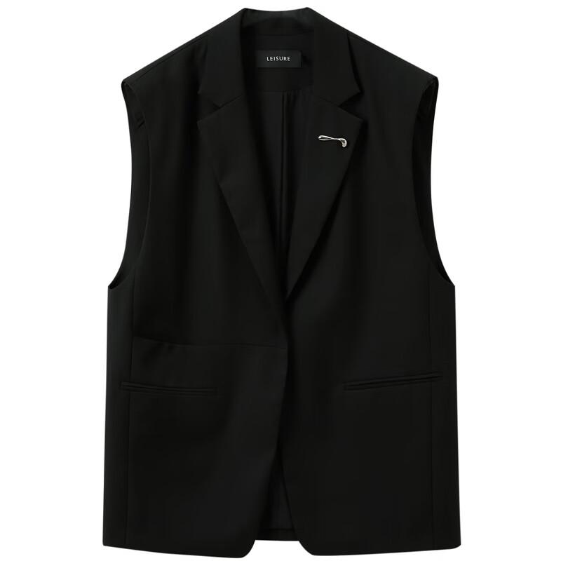 Women's Mid-Length Suit Collar Vest