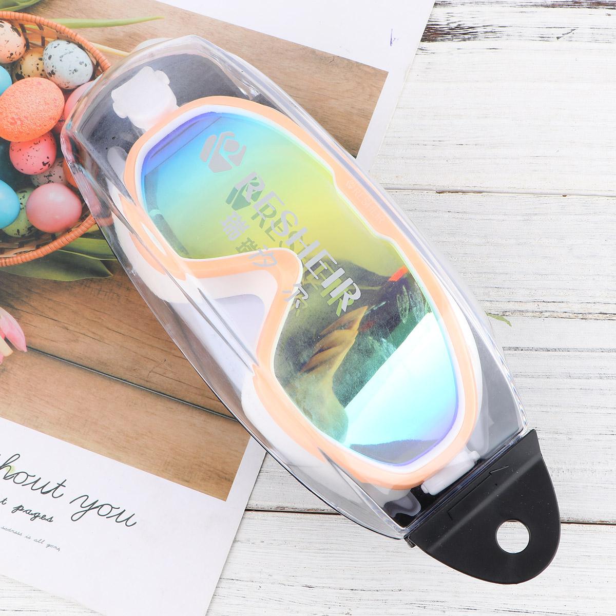 

Swimming Equipment Eye Protector Diving Goggles Safety for Glasses Snow Waterproof розовый