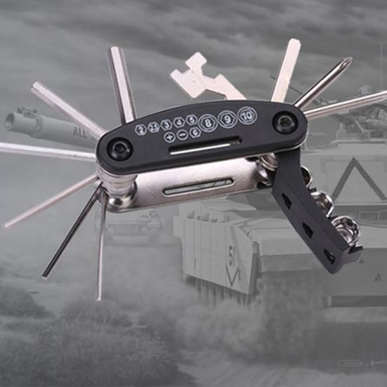 16in1 Bicycle Mountain Bike Repair Tool Kit Hex Spoke Wrench Screwdriver Set